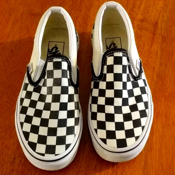 Classic Vans Black & White Checkerboard Sneaker - Picture 3 of 8